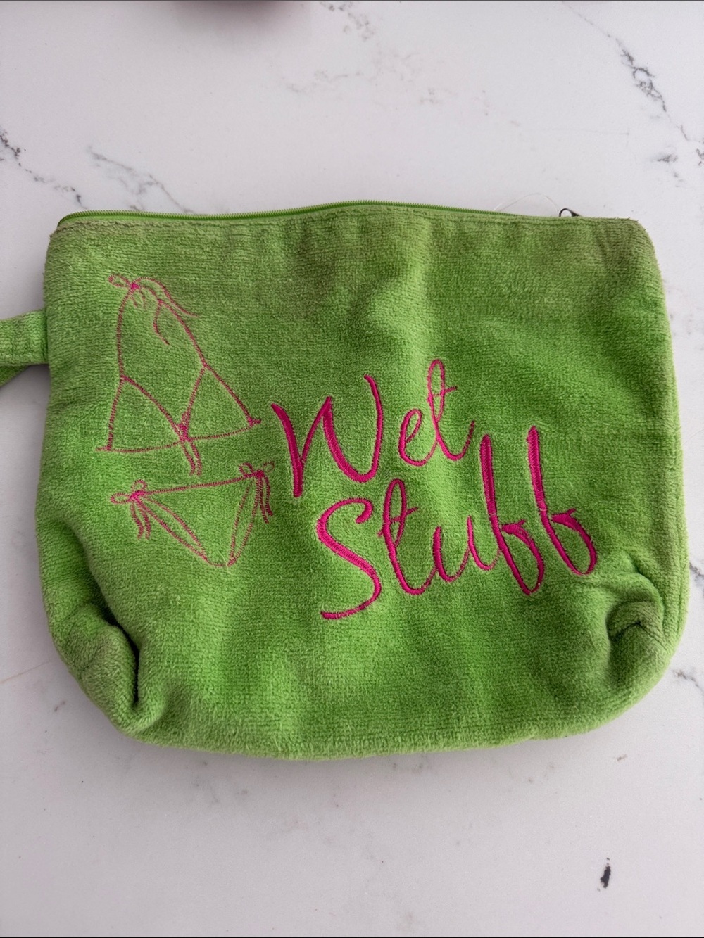 Wet Stuff Green Travel Pouch